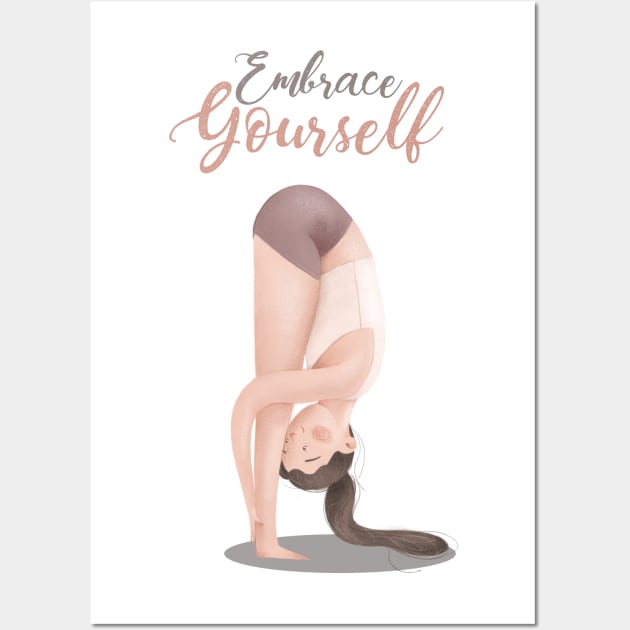 Embrace Yourself Wall Art by Gummy Illustrations